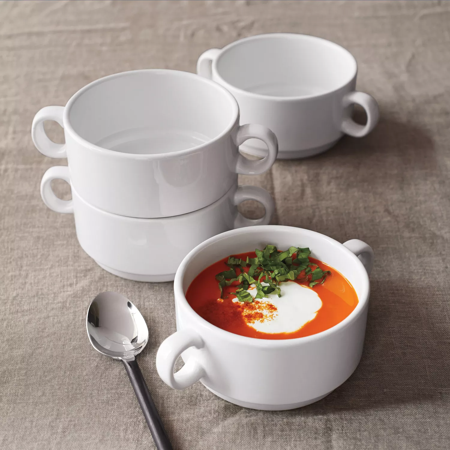 Dela M/M Sqr Soup Bowl 4.5 Hc335