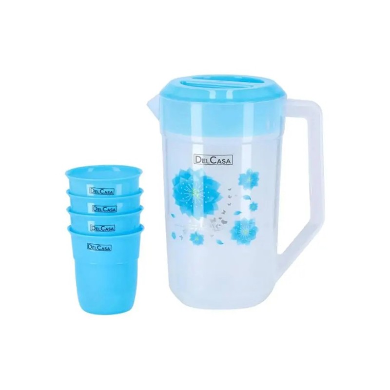 Deli Water Set Jug And 4Cups 1.3L