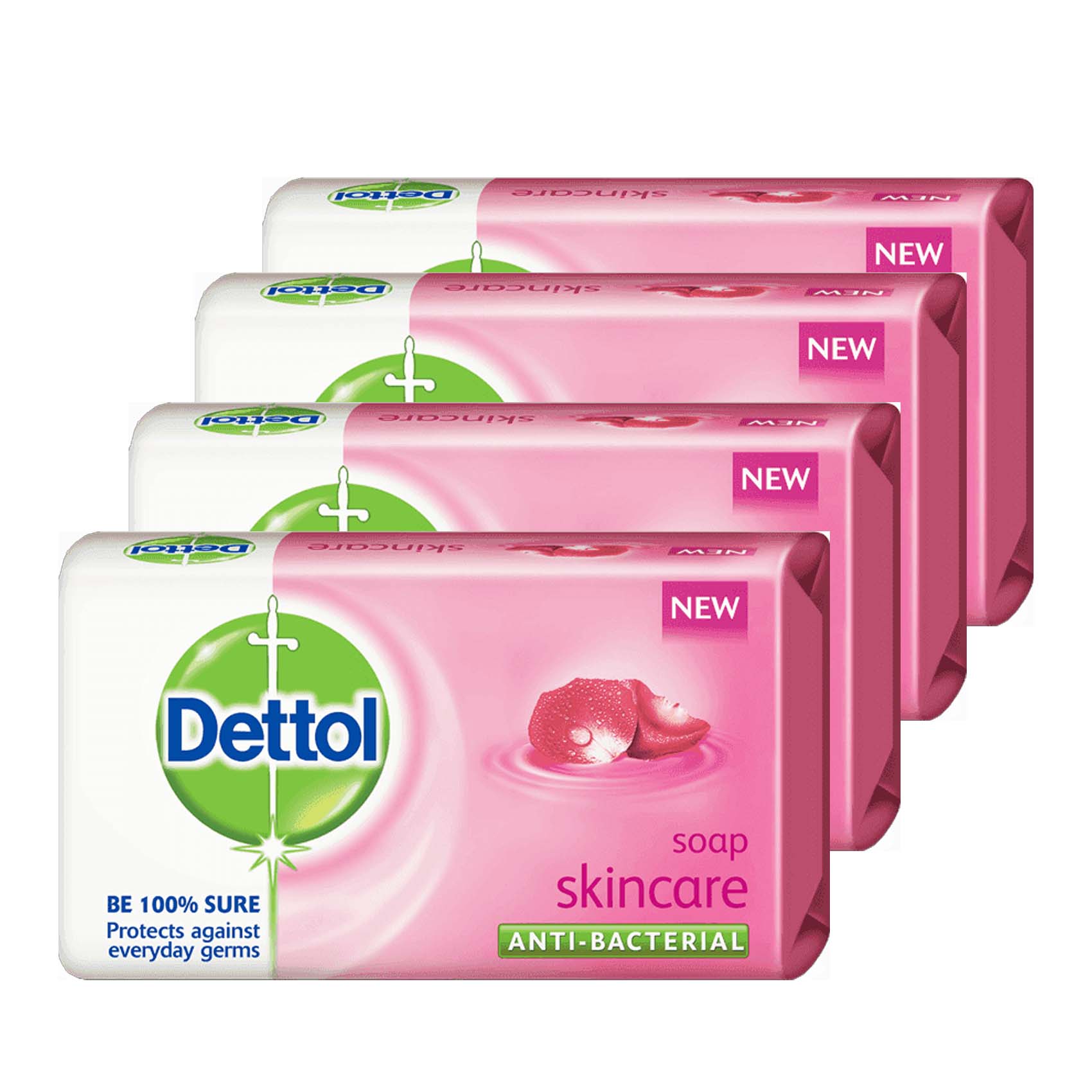 Dettol Soap Skincare 85G 4S