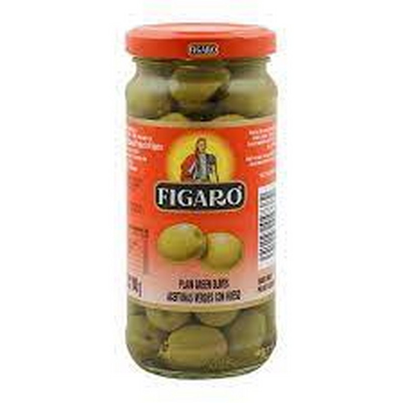 Figaro Plain Green Olives 340G