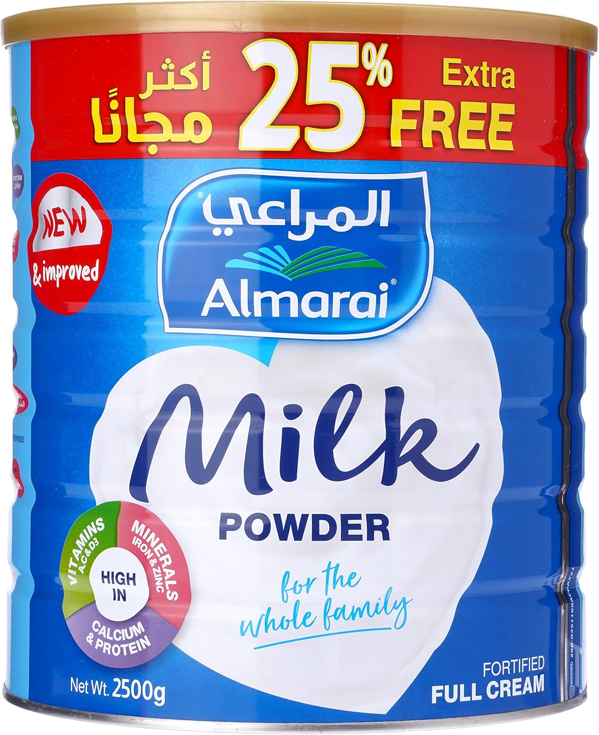 Fresh Full Cream Milk Pwdr 2.5Kg