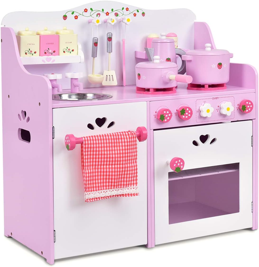 Girls Toy Kitchen Set