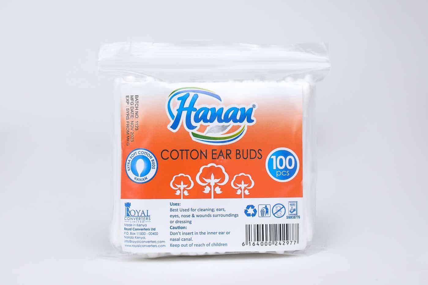 HANAN COTTON BUDS 100s