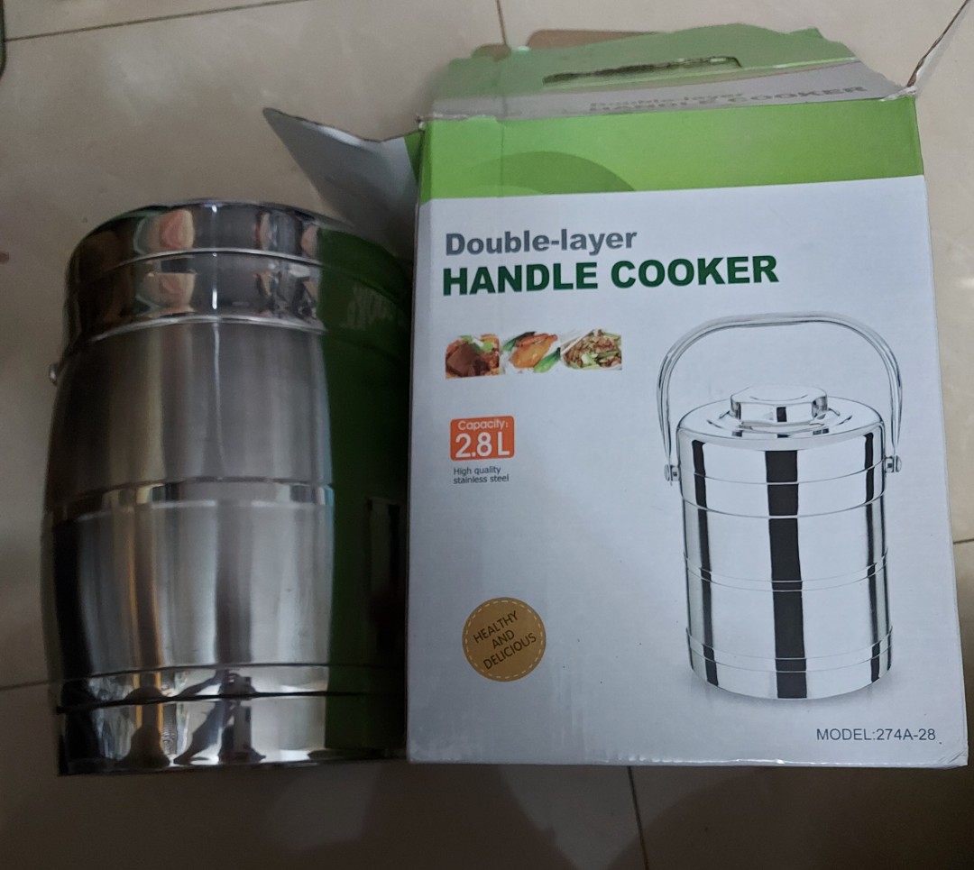 Handle Cooker Double Layer 2.2L