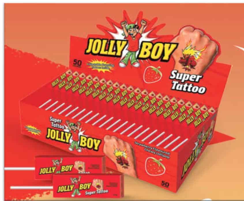 Jolly Boy Lollipop Pkt 50Pcs