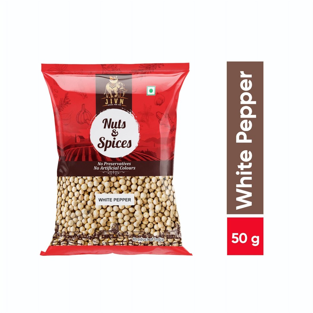 Jomus White Pepper 50Gms