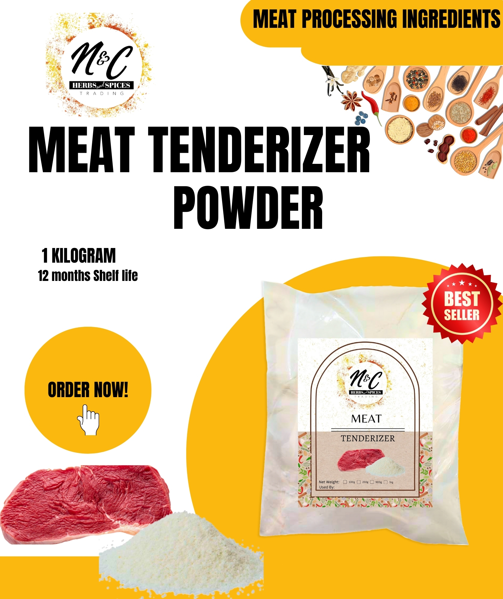 Jomu Meat Tenderizer100G