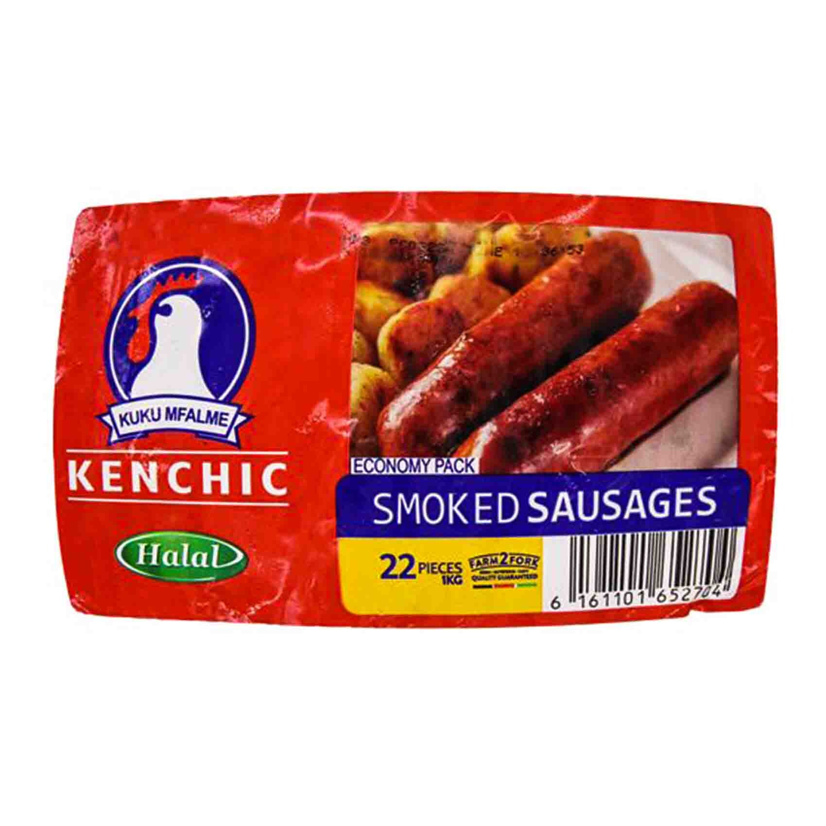 Kenchic Smoked Sausages 22Pcs 1Kg