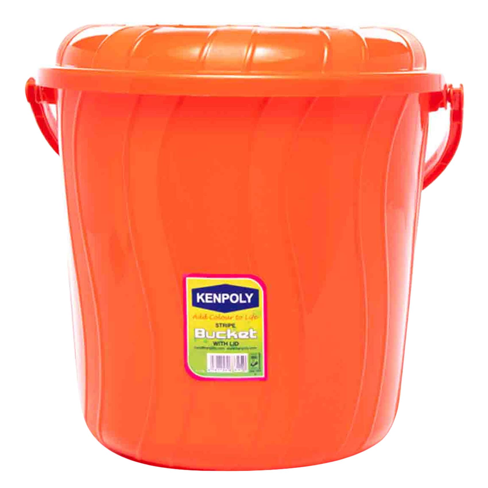 Kenpoly Bucket Football W/ Lid Ltr.