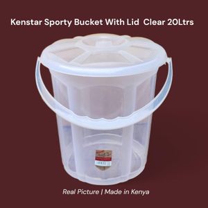 Kenstar Sporty Bucket With Lid Clear No.10
