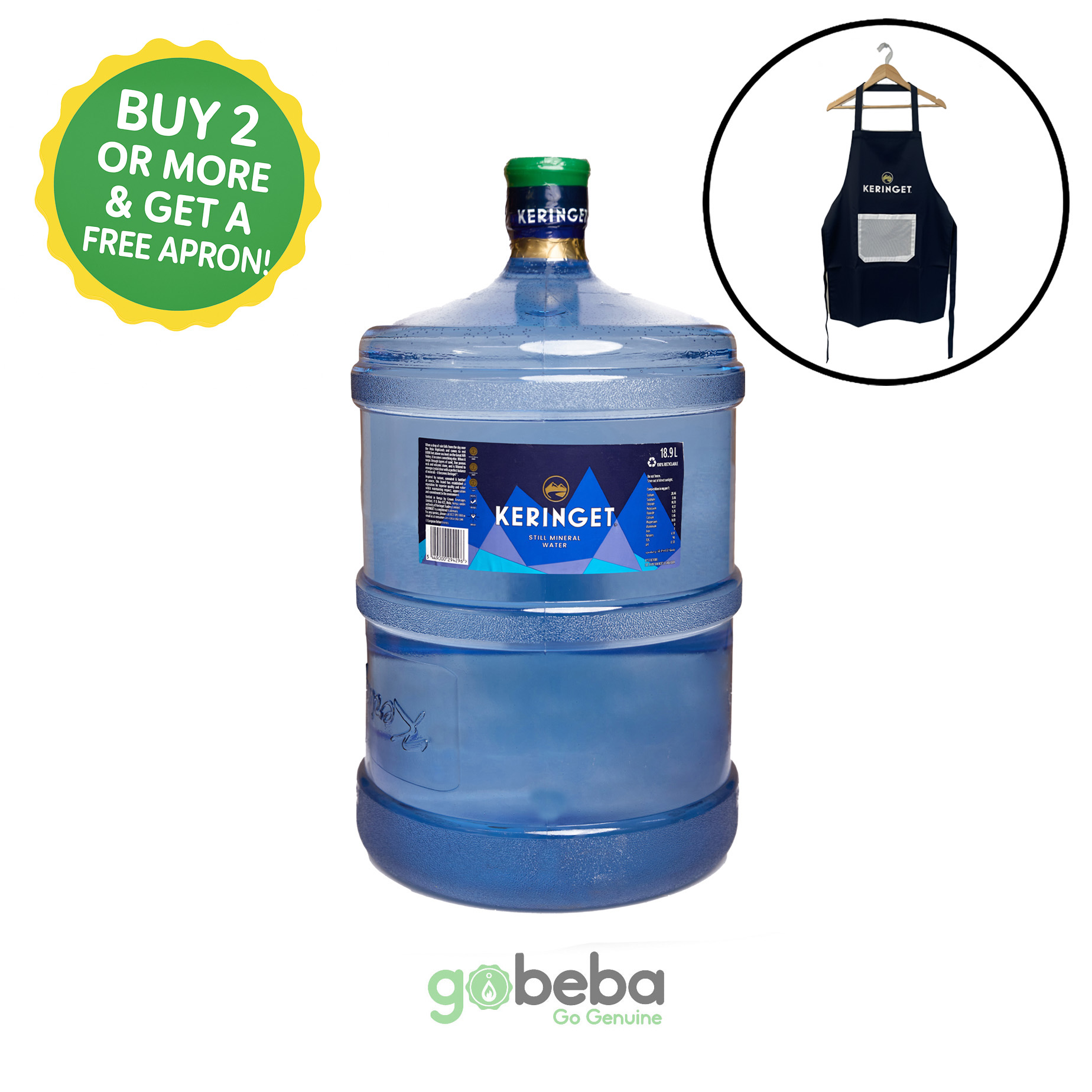 Keringet Empty Bottle 18.9Ltr