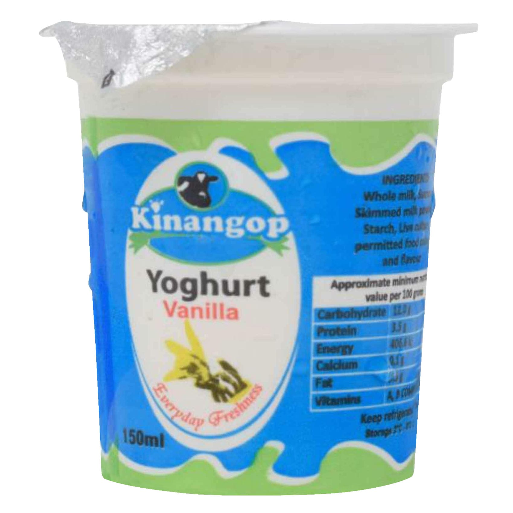 Kinangop Yoghurt Vanilla 150Ml