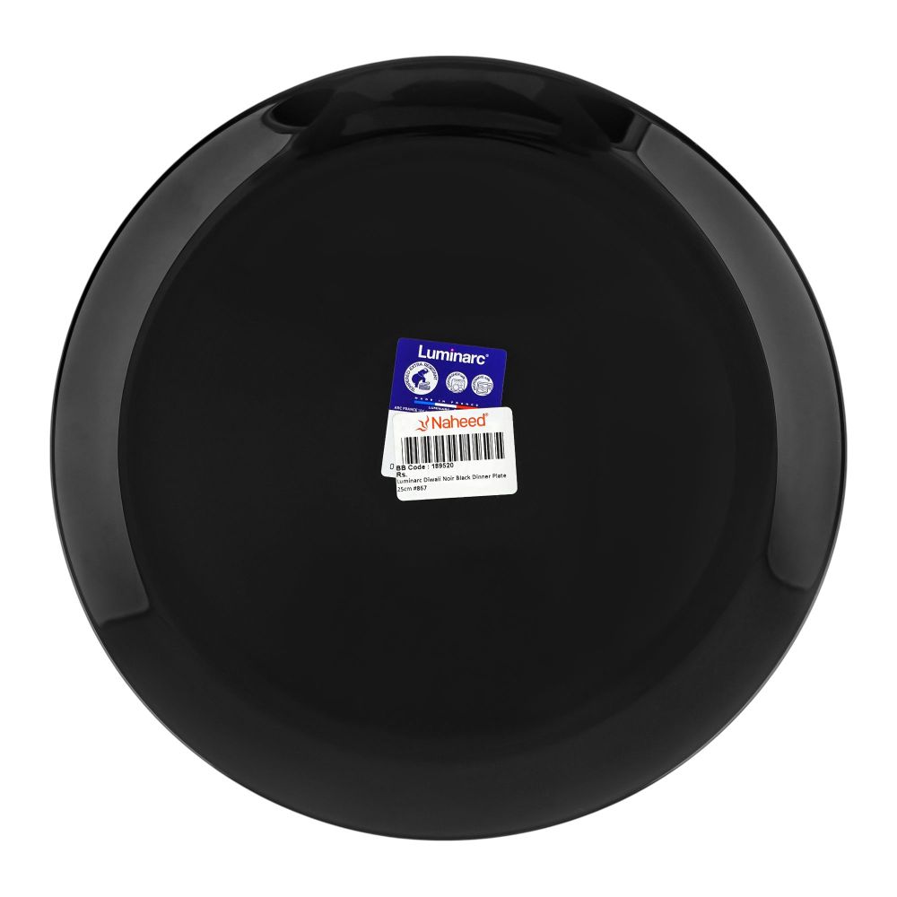 Luminarc Black Noir D/Plate 10 1/2 Cm