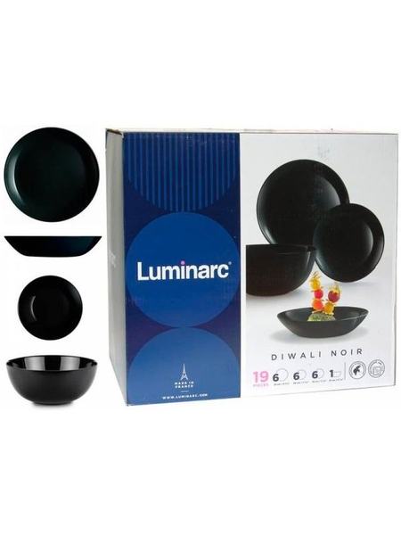 Luminarc Diwali Noir Oval D/Plate 93/4