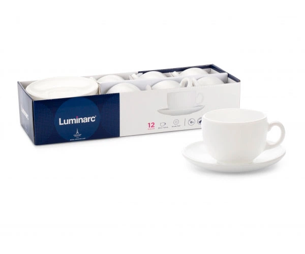 Luminarc Essence Cup&Saucer 22Cl 6+6