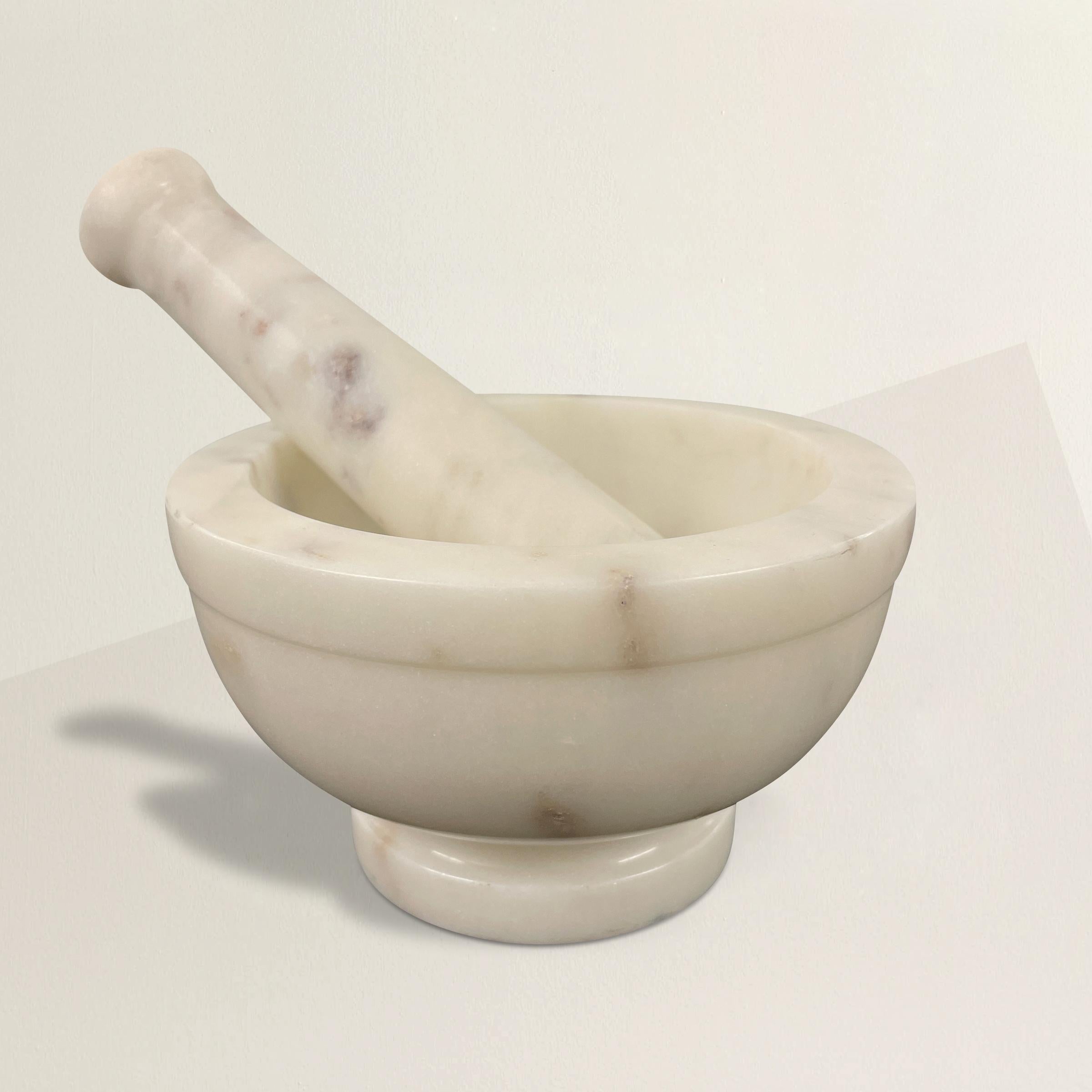 Marble Mortar & Pestle Small