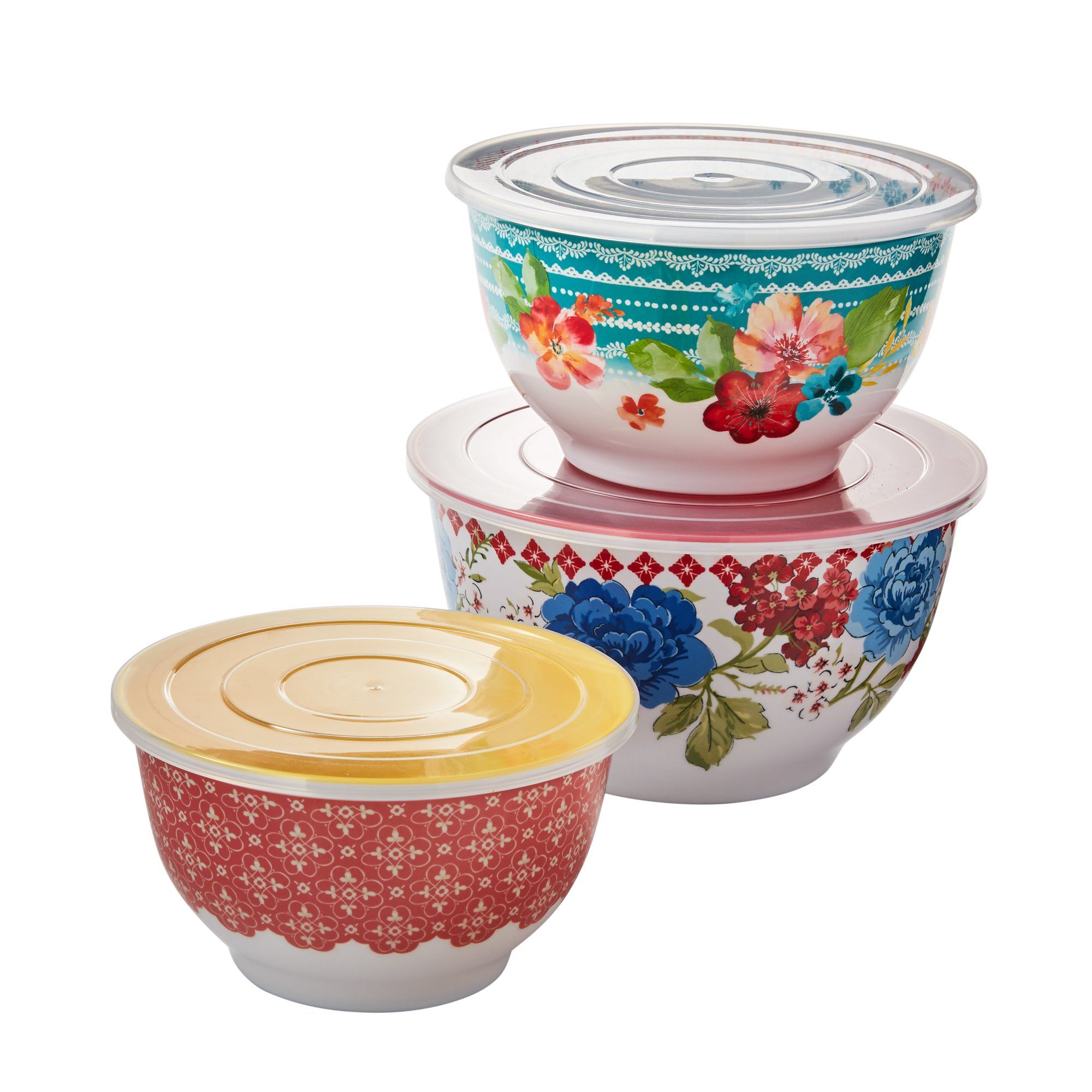 Melamine Serving Bowl W/Lid A001-11