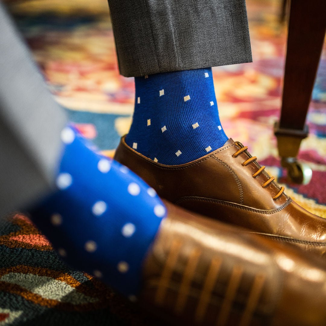 Men Socks Sapphire
