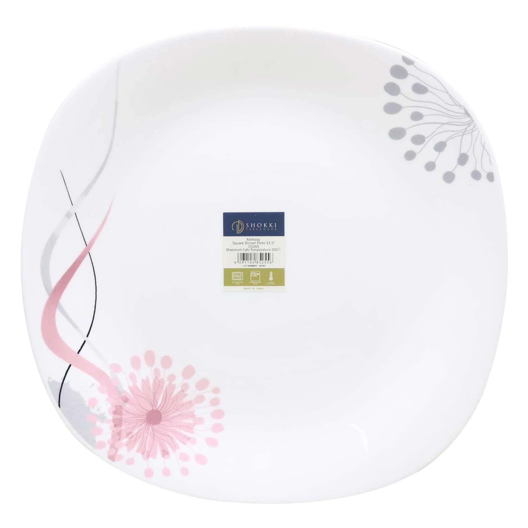 Mimosa Sqr Dinner Plate 11.5 D1065