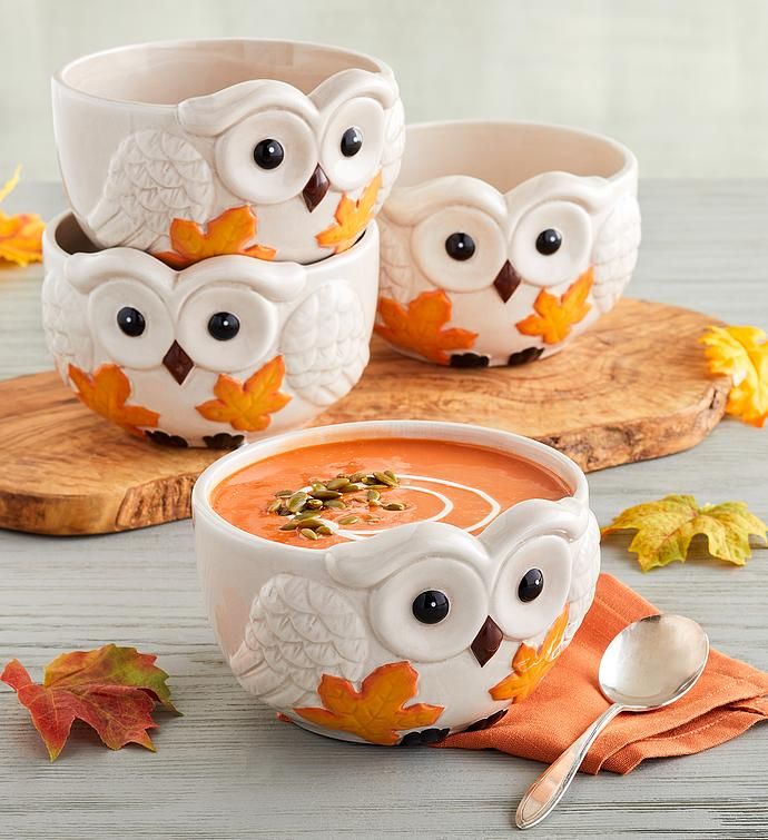M/M Owl Soup Plate 9 2Line 2159
