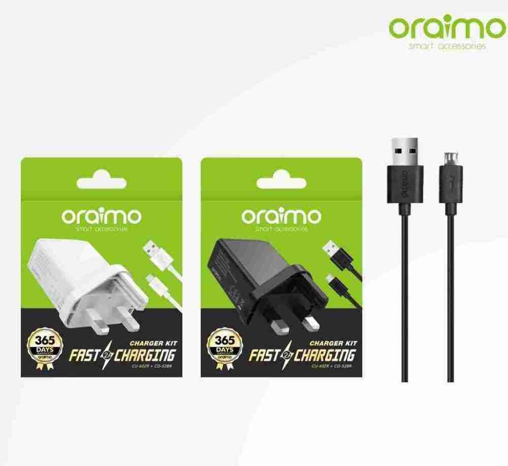 Oraimo Original Charger Cu-60Zr+Cd-52Br