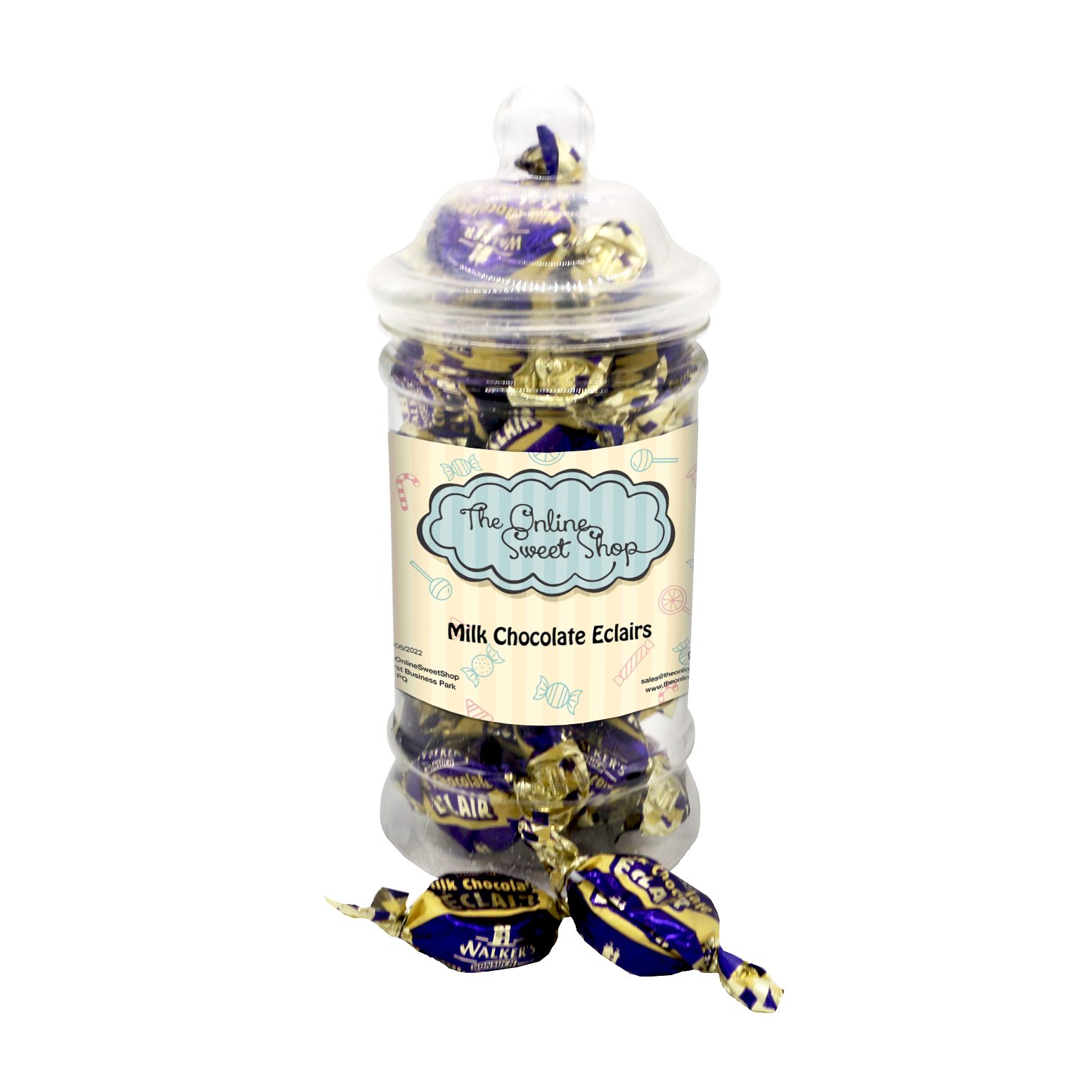 Pepe Eclairs Sweet 125Pcs Jar