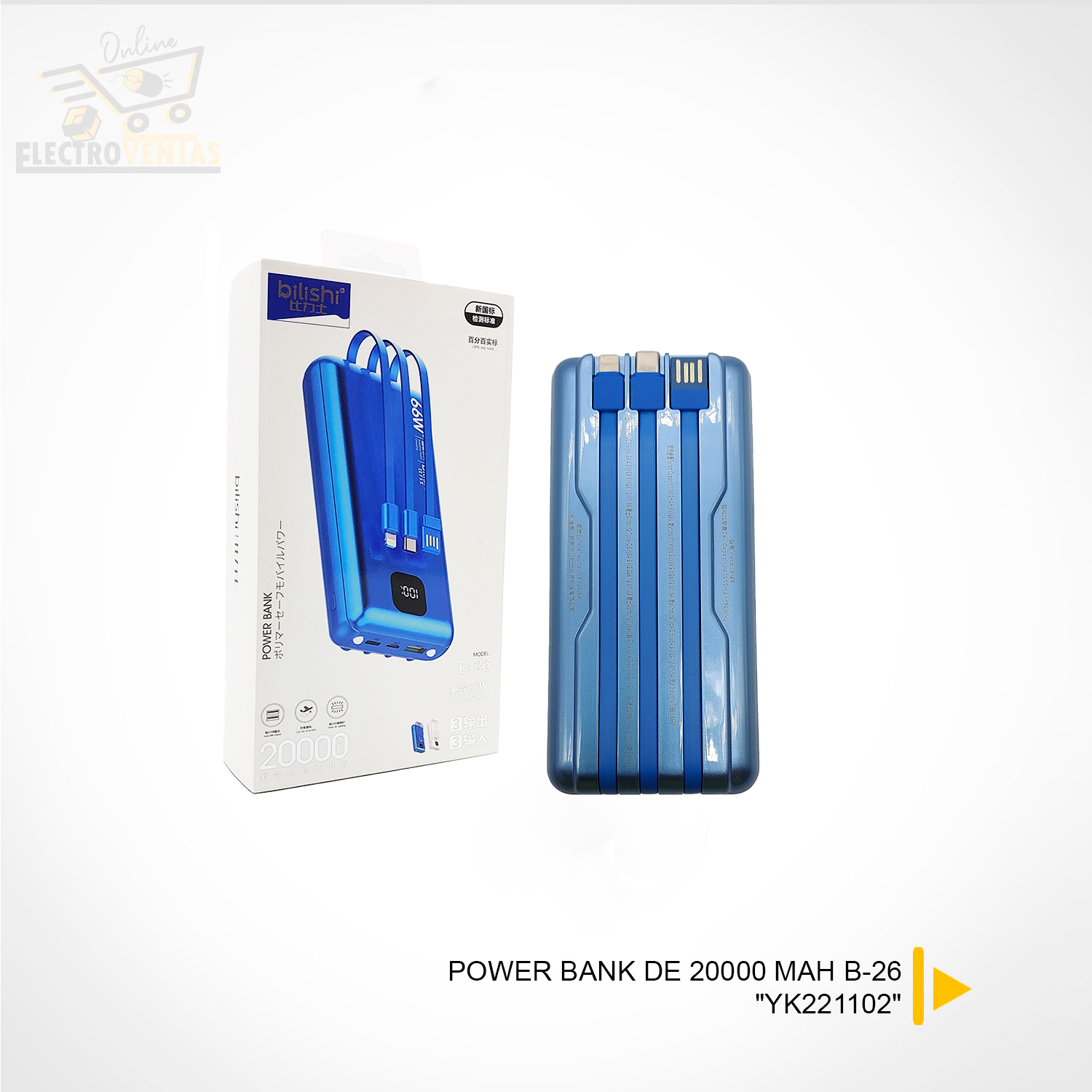 POWER BANK 20000MAh B-26