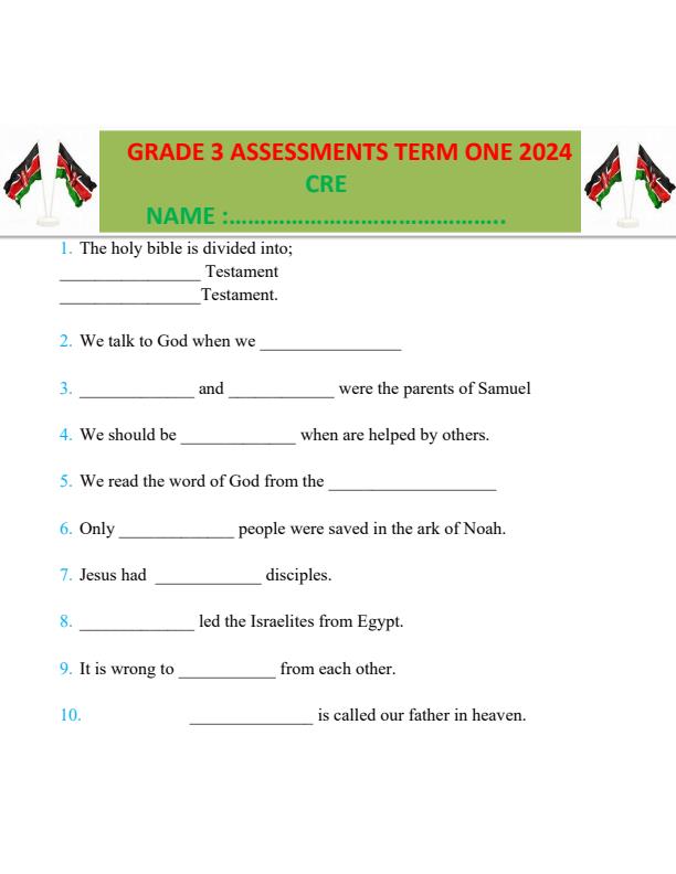 Primary Cre Std 3