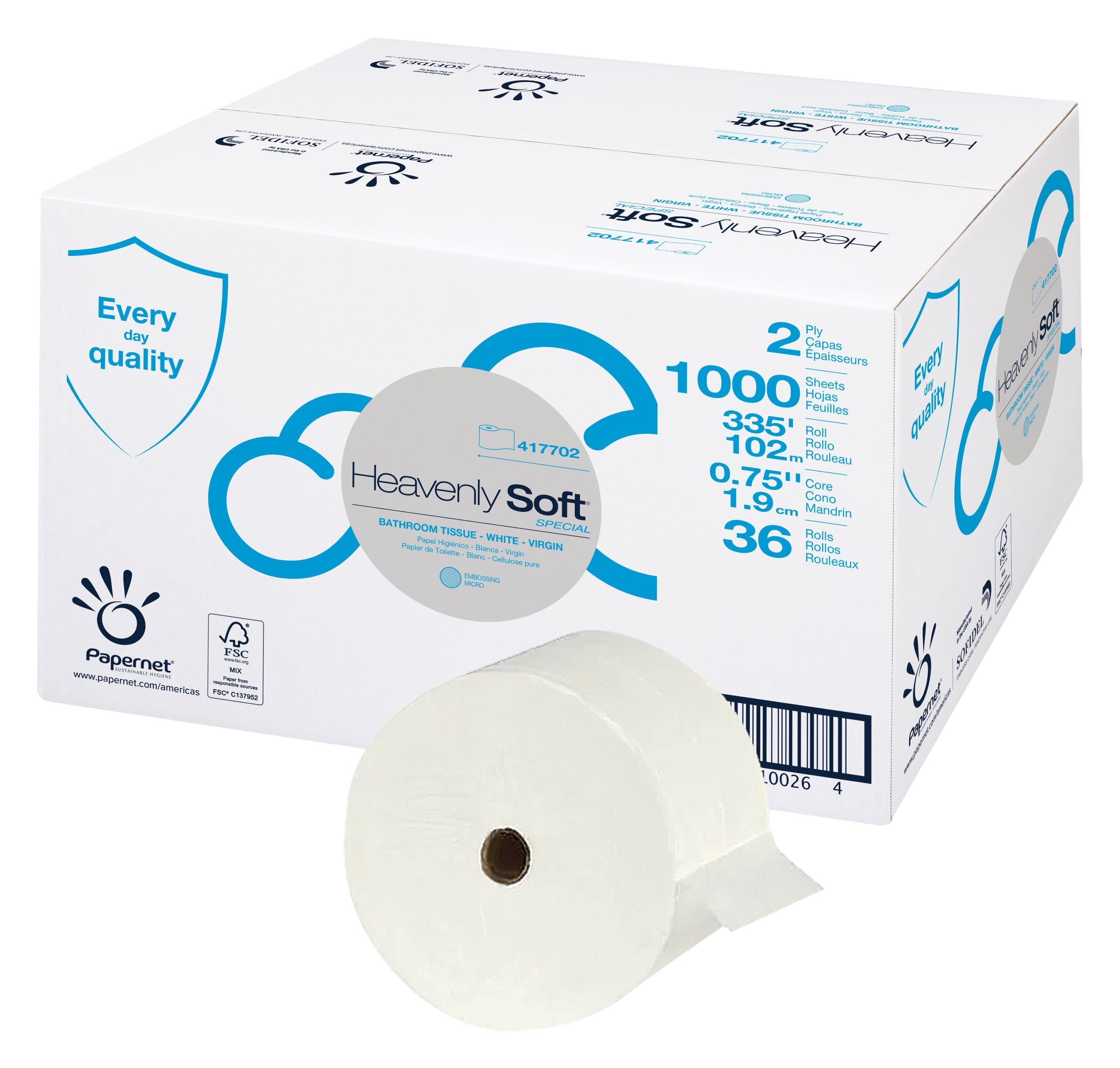 Pure Heaven Single Roll Tissue