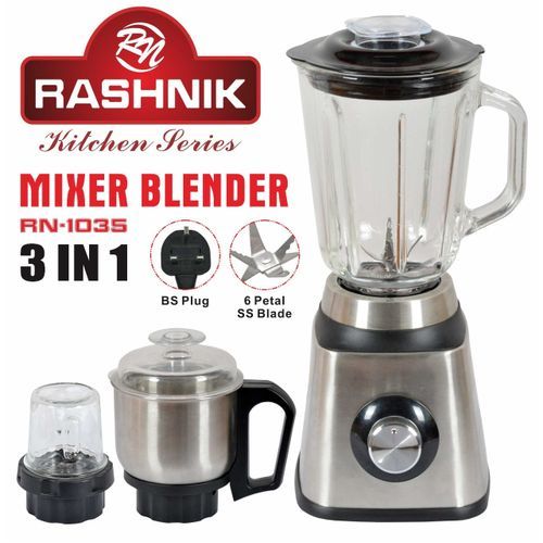 Rashnik Mixer Blender 3In1 Rn-1012
