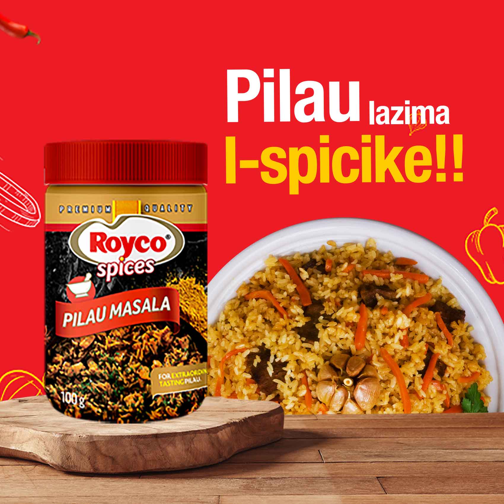Royal Pilau Masala Spice 100G