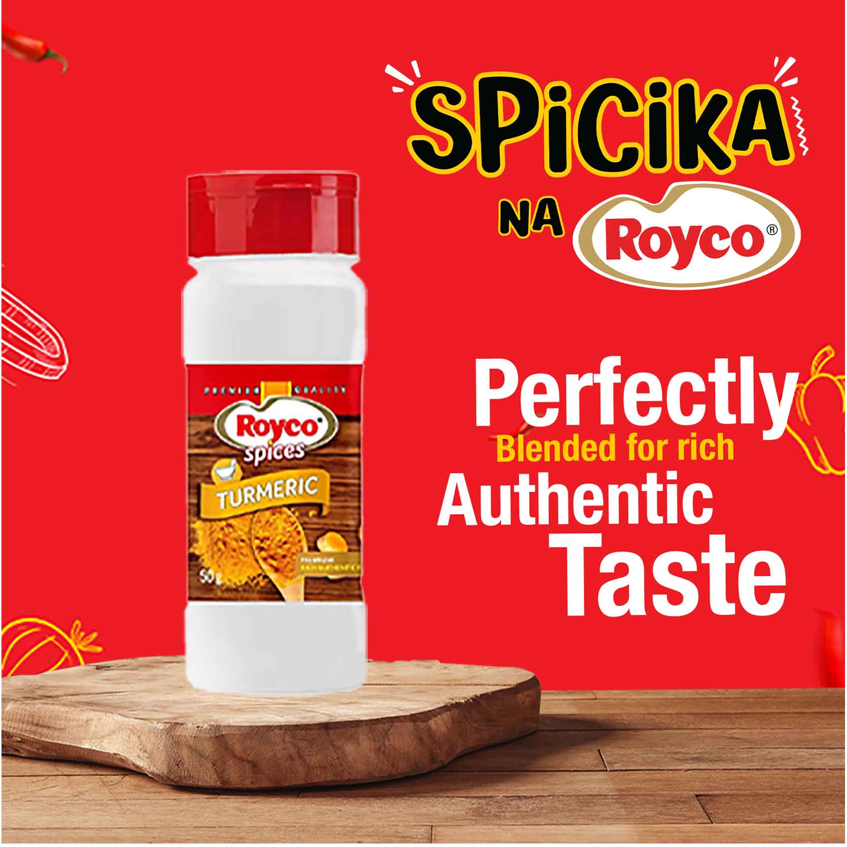 Royco Spices Turmeric 50G