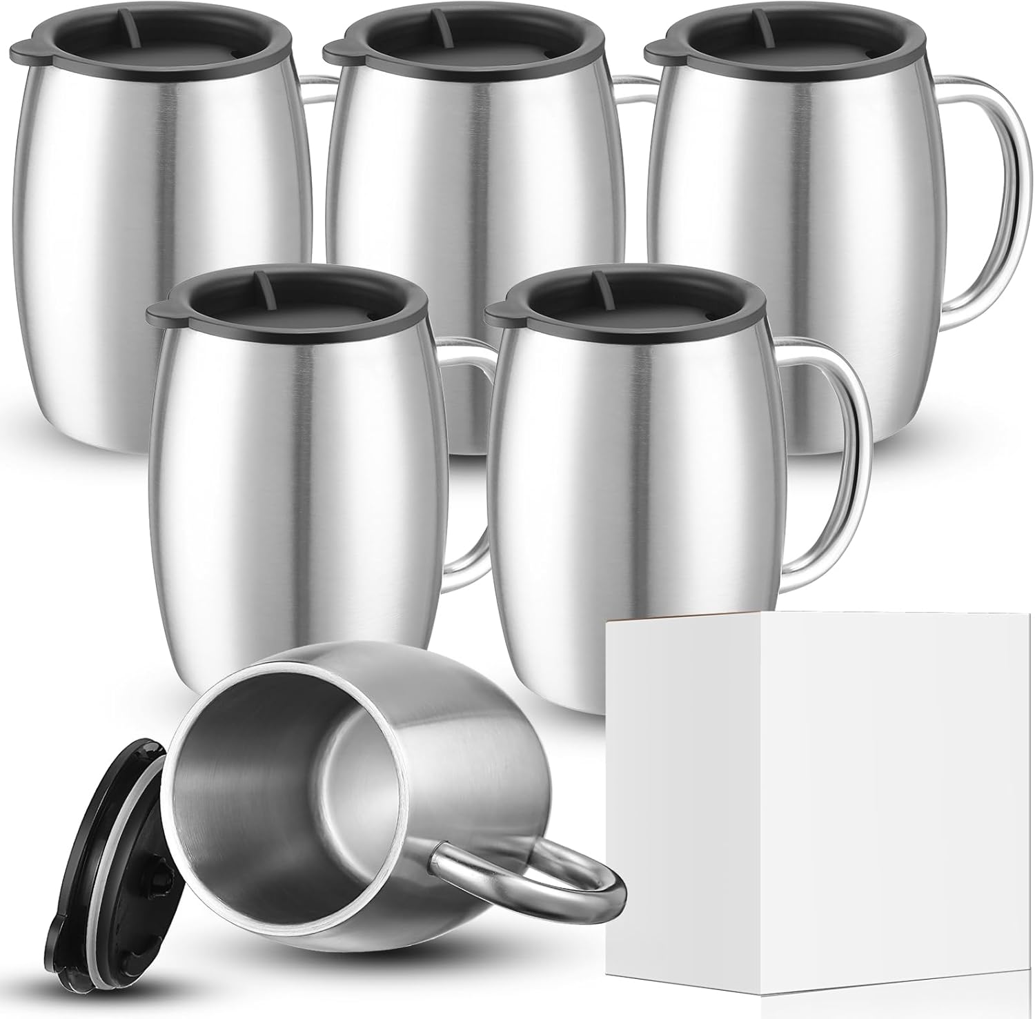 Steel Mug W/Lid Smm010