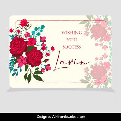 Success Card A5 Flower