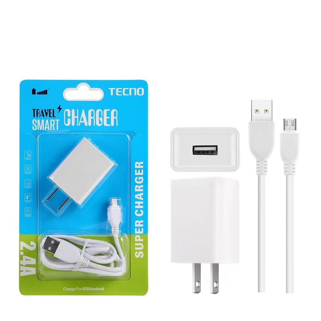 Tecno Fast Charger 2.4A Uk-Gh24