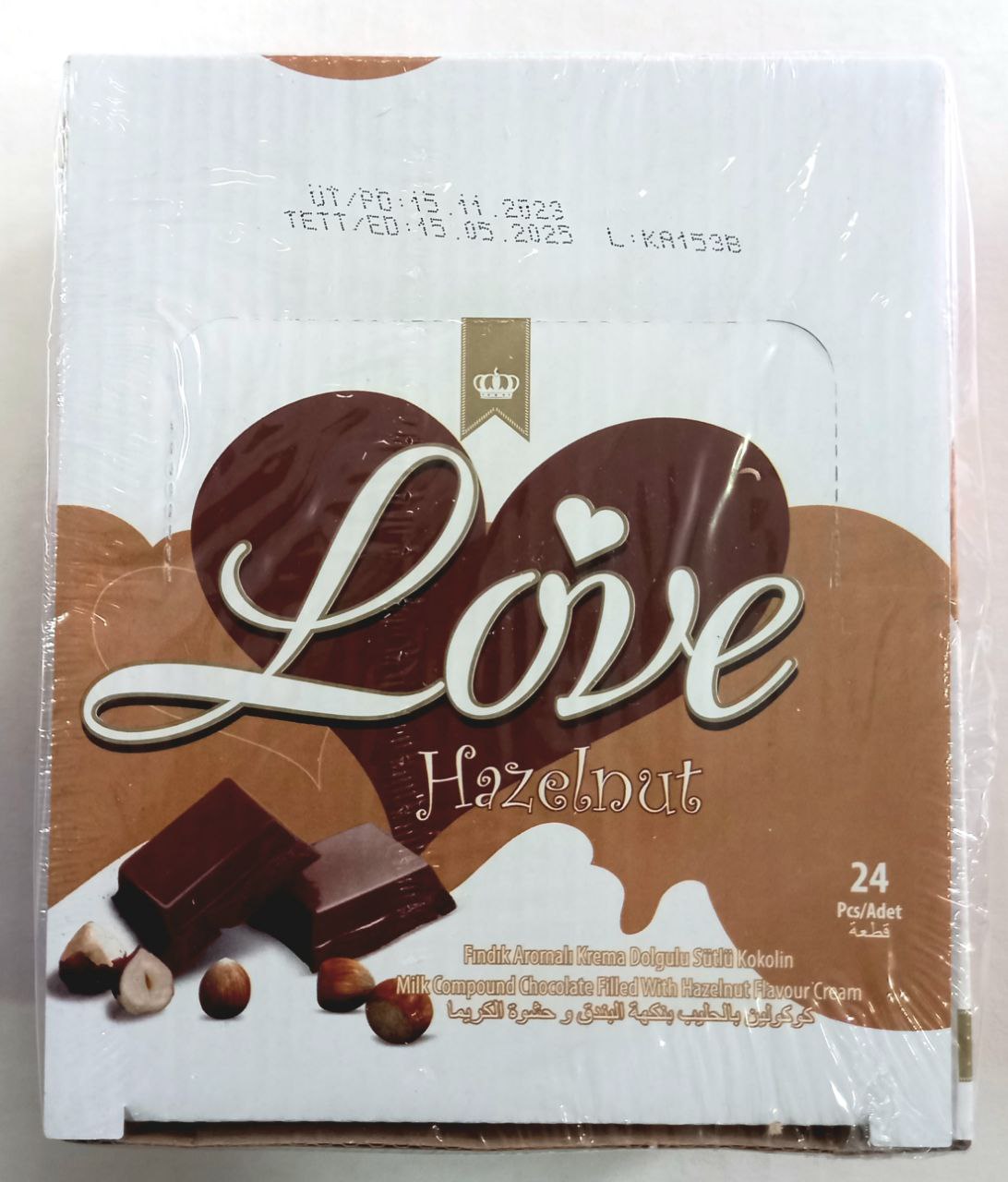 The Love Milky Hazelnut Chocolate 1Pc