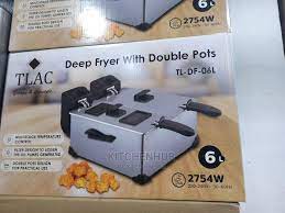 Tlac Deep Fryer With Double Pots 6L No.df-06L
