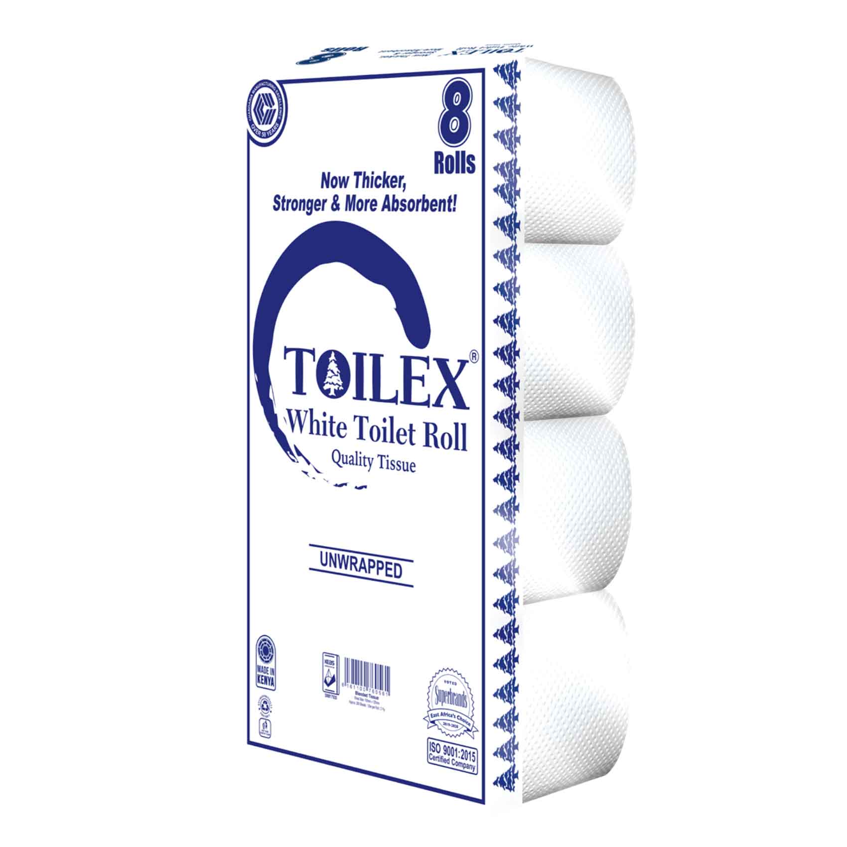 Toilex Toilet Tissue 8Pack