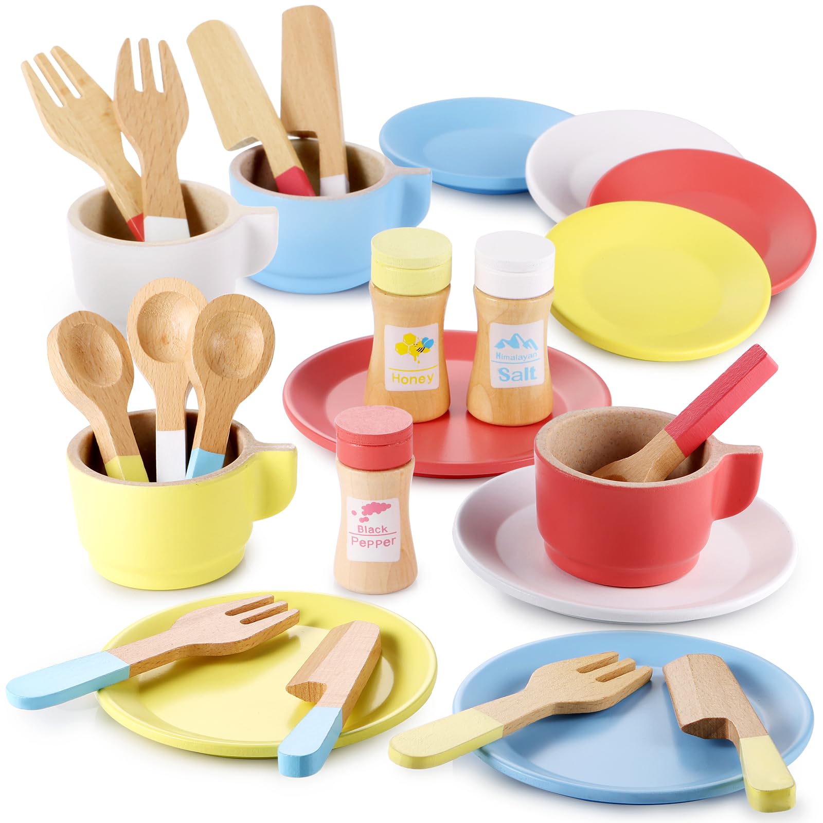 Toy Kitchen Set Plates