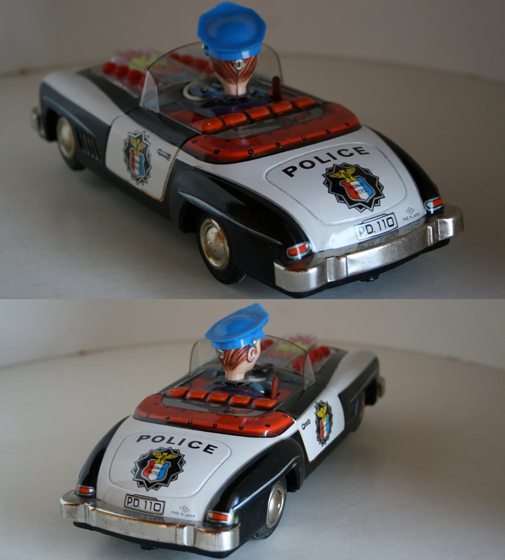 Toy Police Car No.300B