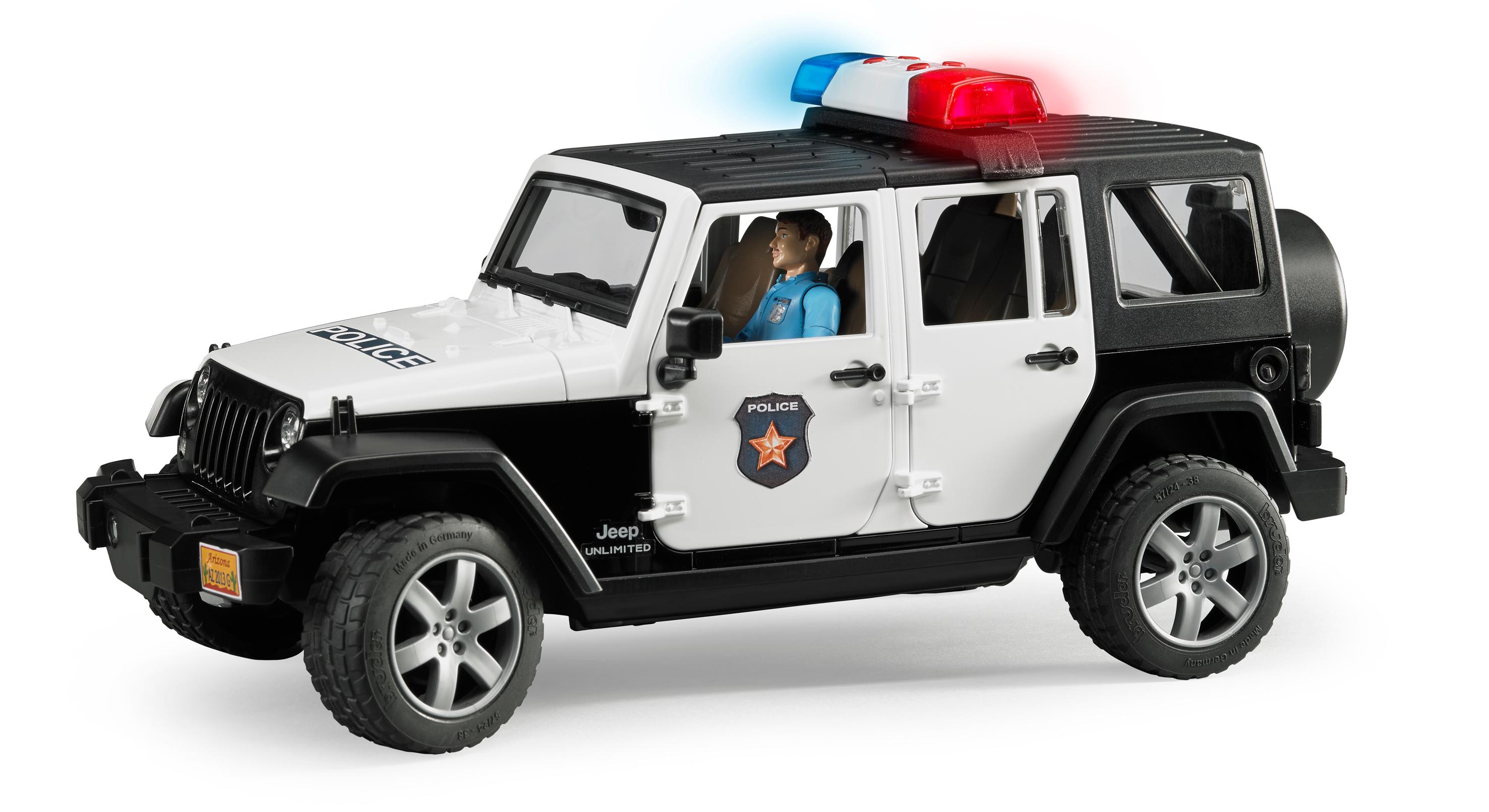 Toy Police Jeep Car No.201-62A