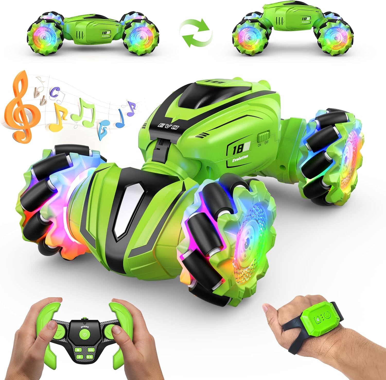 Toy Stunt Car Double Sided Big