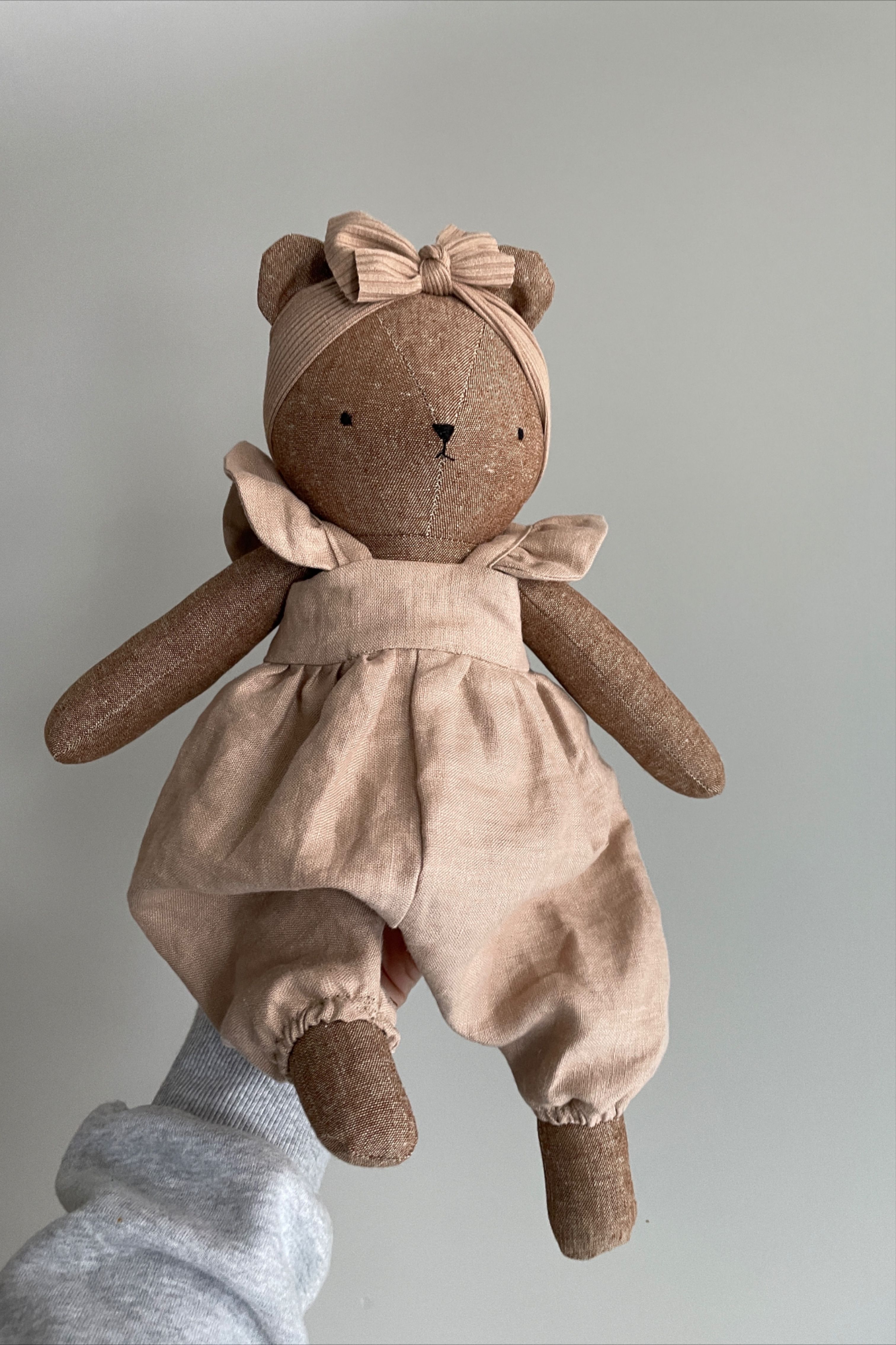 Toy Teddy Bear W/Cloth