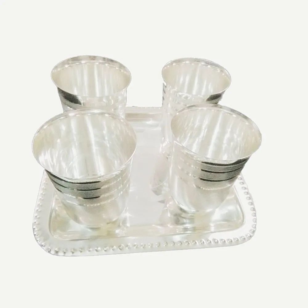Tray 4 Glasses(Crown Indtr)
