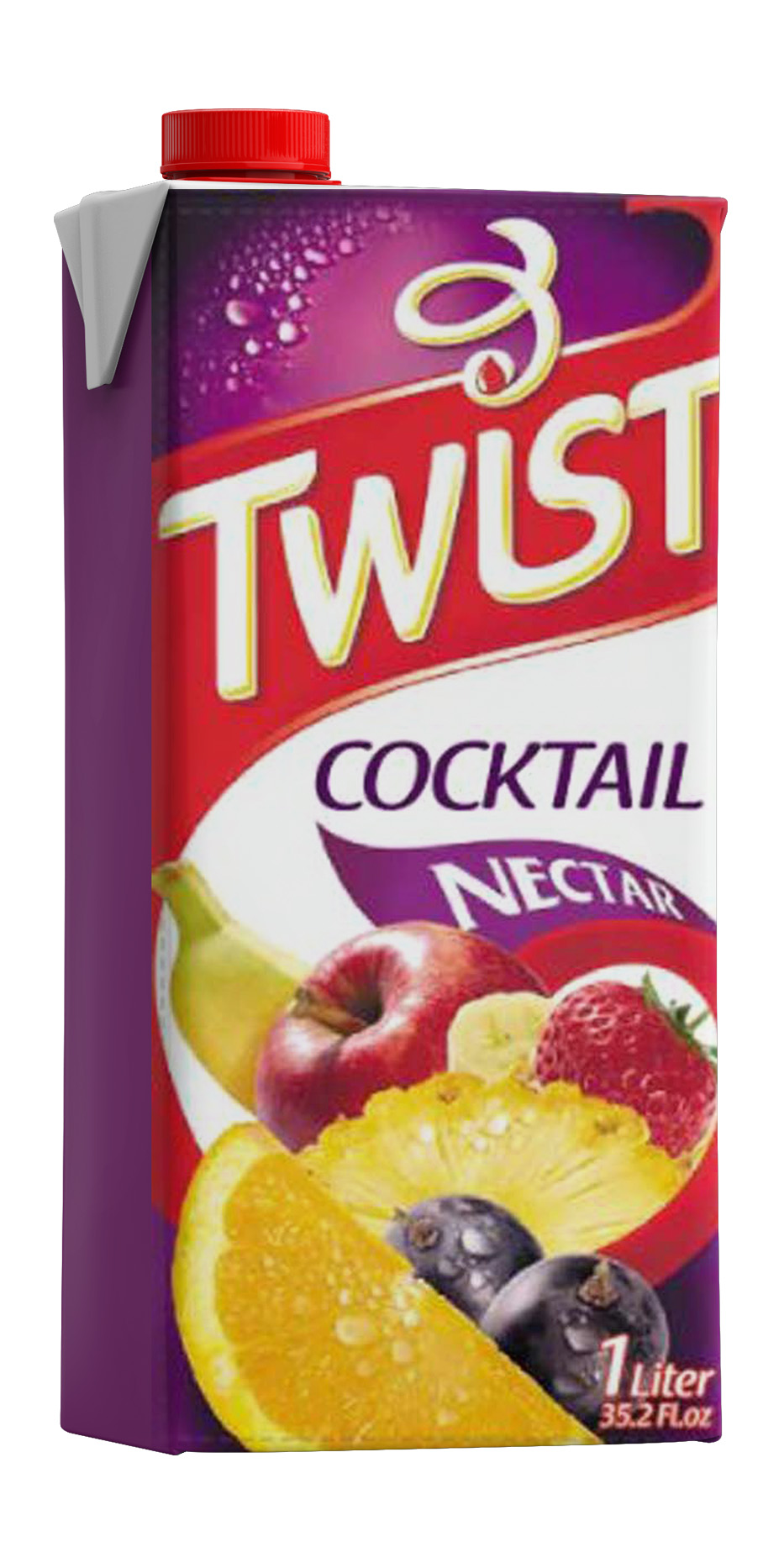 Twistys Ass. Cocktail/Guava 1Ltr