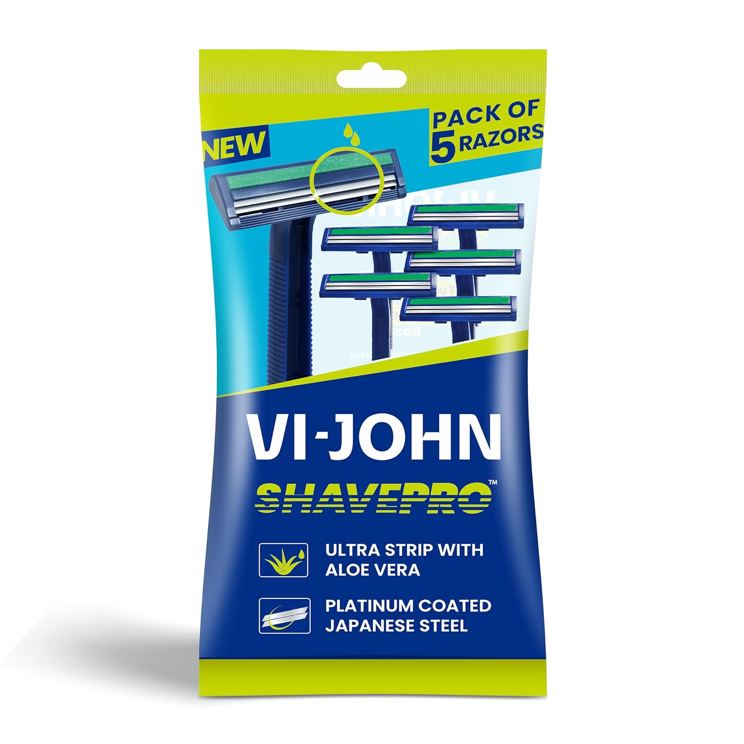 Vi-John 5Twin Blade Disposable Razors