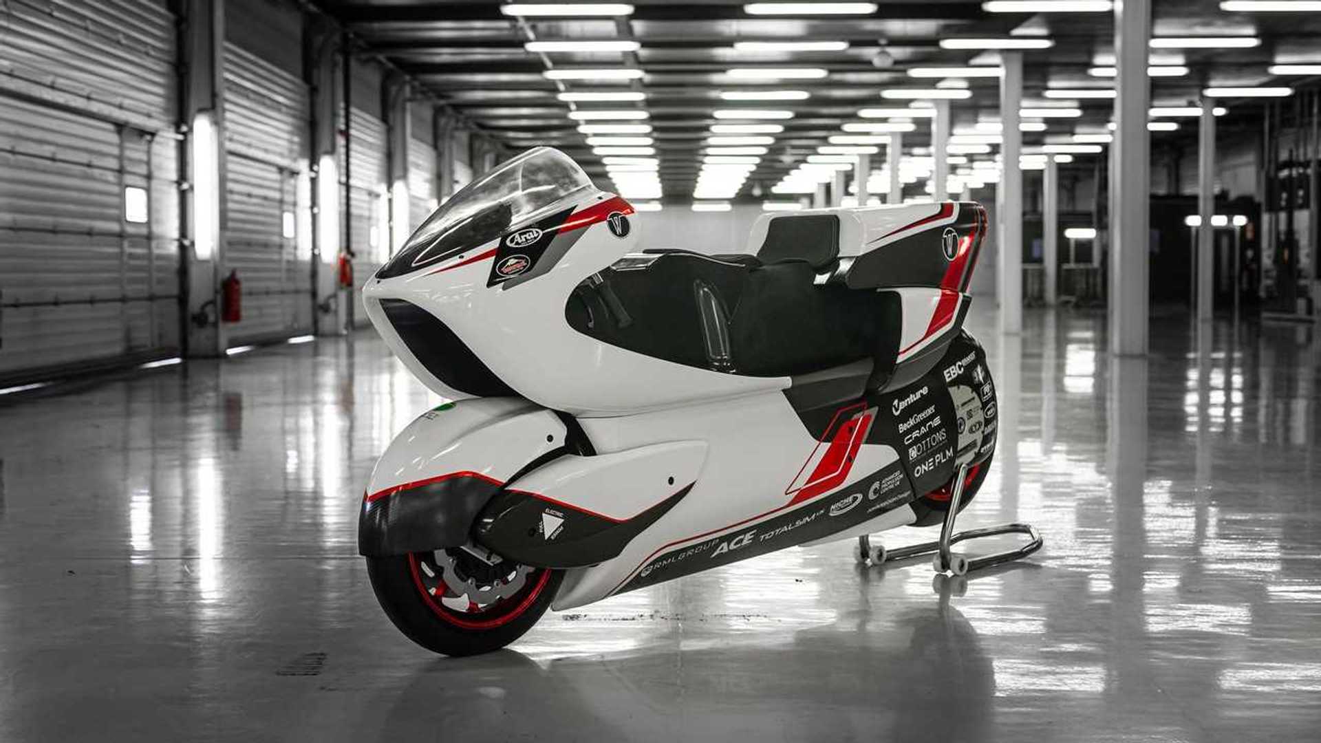 White Motor Bike