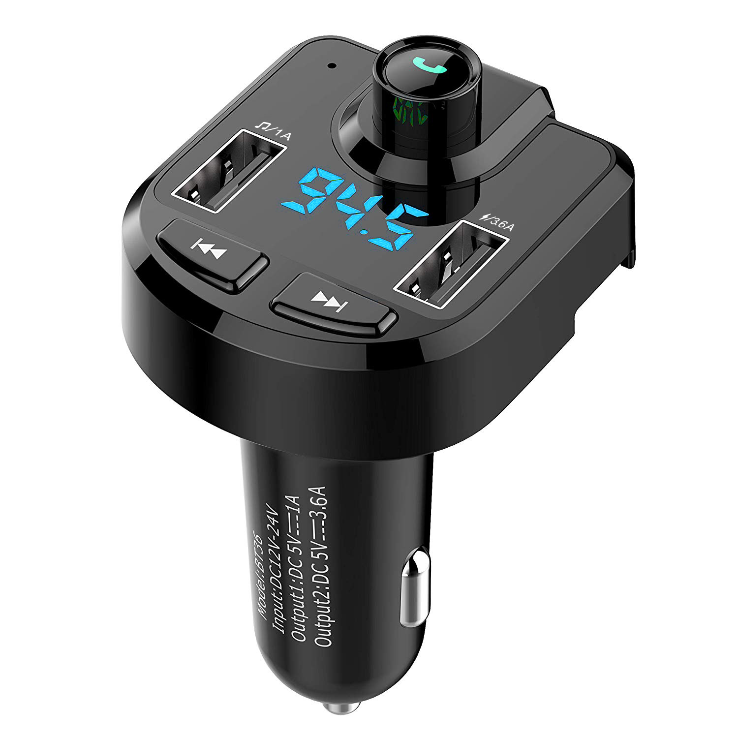 Wireless Car Mp3 Player A22 3.1A