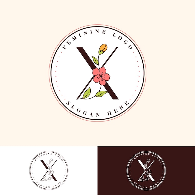 X-Mass Flower Logo