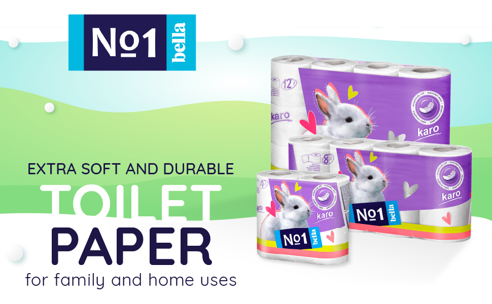 Bella Toilet Rolls 4Pack